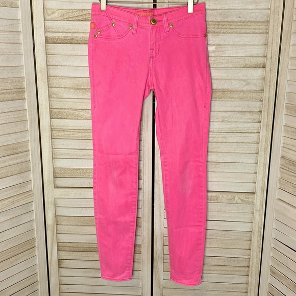 Rock & Republic Kashmere “Barbie” Pink Jeggings Size 6 - Picture 2 of 12